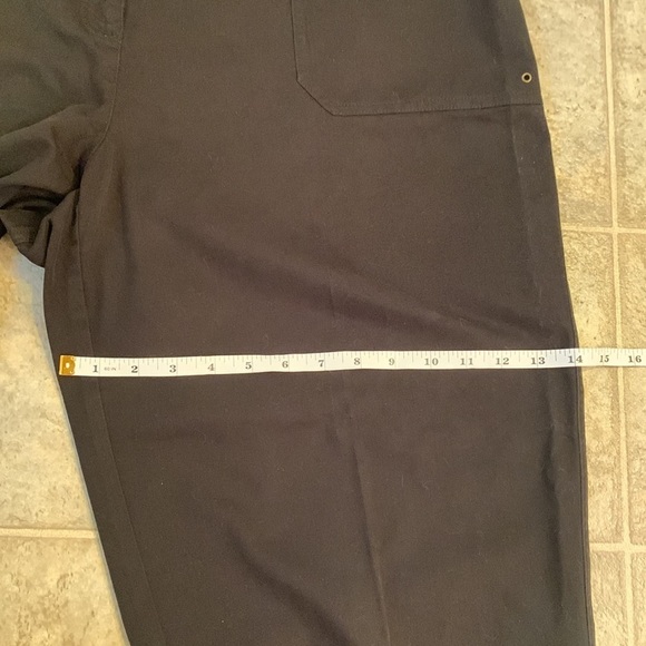 Lauren Ralph Lauren Black Capri Cropped Cotton Jeans 18W - Picture 12 of 13